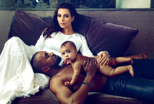 La foto de la familia Kenye - Kardashian.